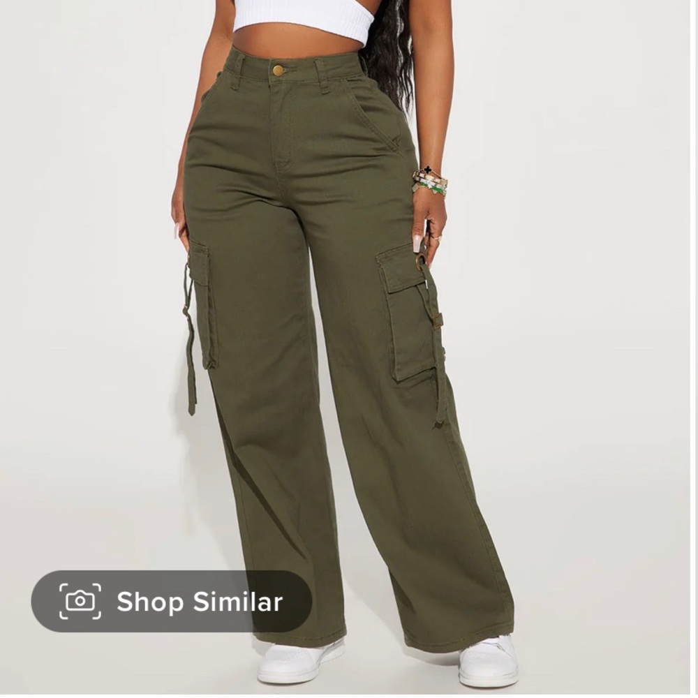 Rory Wide Leg Cargo Pants